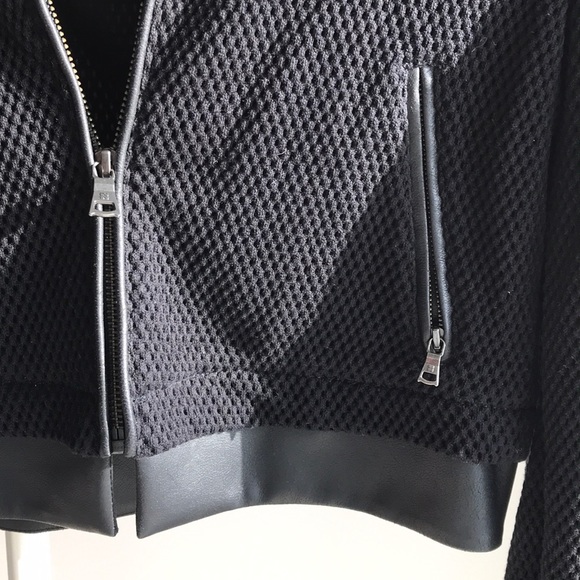 BCBG Cropped Moto Jacket - Picture 4 of 5